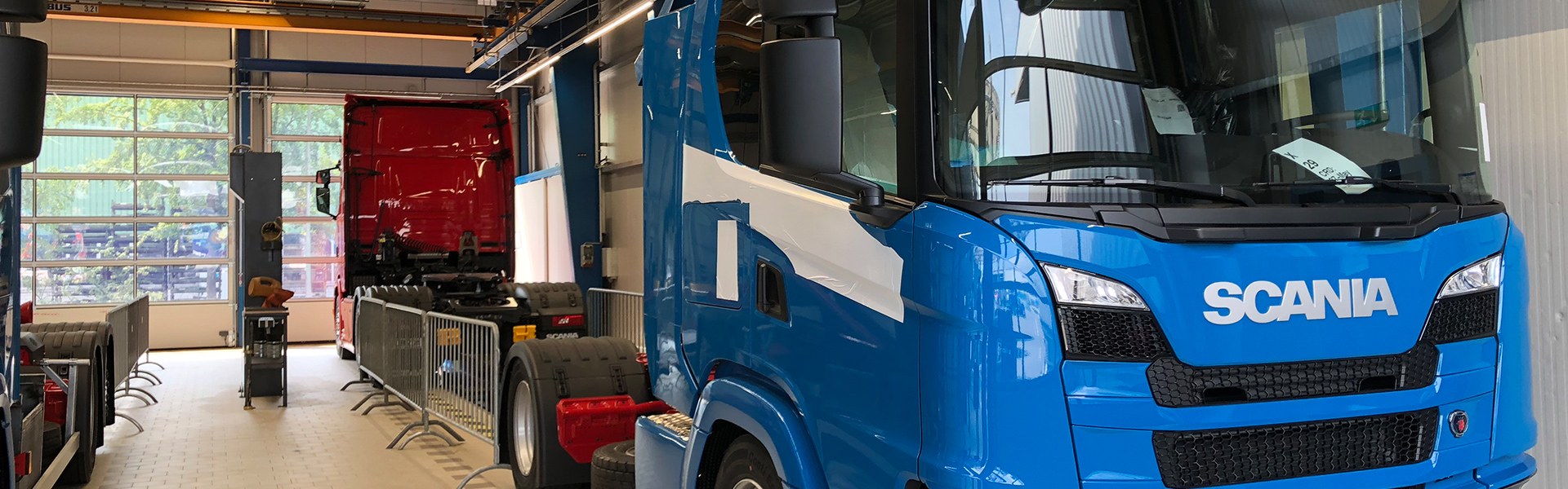 LKW-Werkstatt für Nutzfahrzeuge SCANIA, Meiller, Palfinger