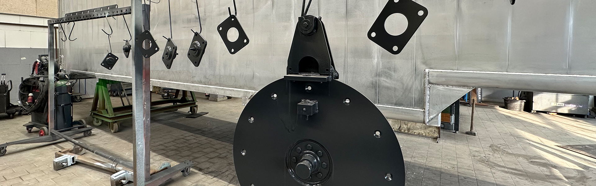 Lackierte Einzelteile